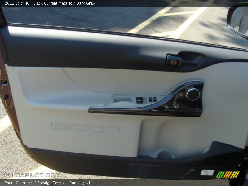 Black Currant Metallic / Dark Gray 2012 Scion iQ