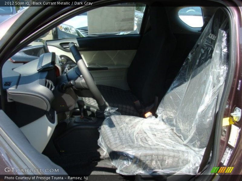 Black Currant Metallic / Dark Gray 2012 Scion iQ