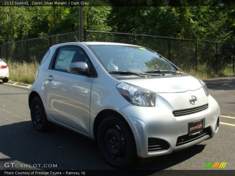 Classic Silver Metallic / Dark Gray 2012 Scion iQ