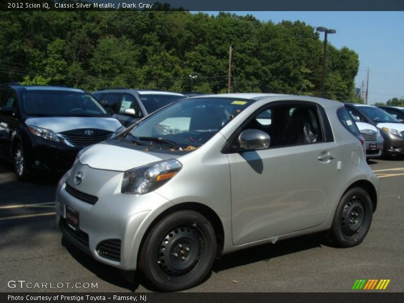Classic Silver Metallic / Dark Gray 2012 Scion iQ
