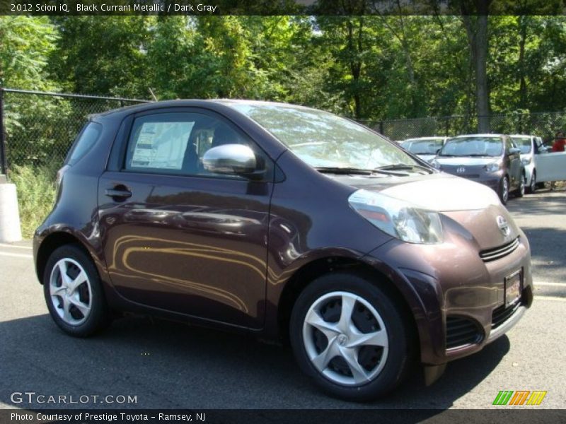 Black Currant Metallic / Dark Gray 2012 Scion iQ