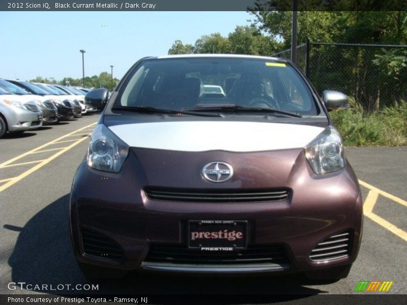 Black Currant Metallic / Dark Gray 2012 Scion iQ
