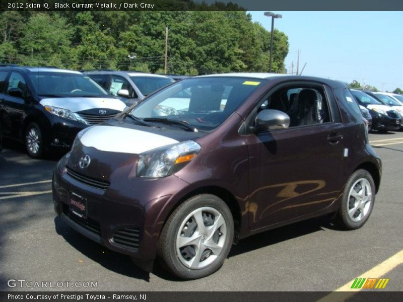 Black Currant Metallic / Dark Gray 2012 Scion iQ