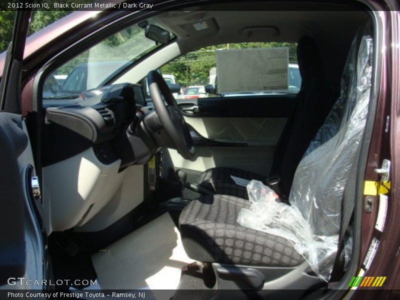 Black Currant Metallic / Dark Gray 2012 Scion iQ