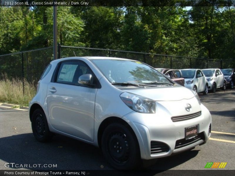 Classic Silver Metallic / Dark Gray 2012 Scion iQ