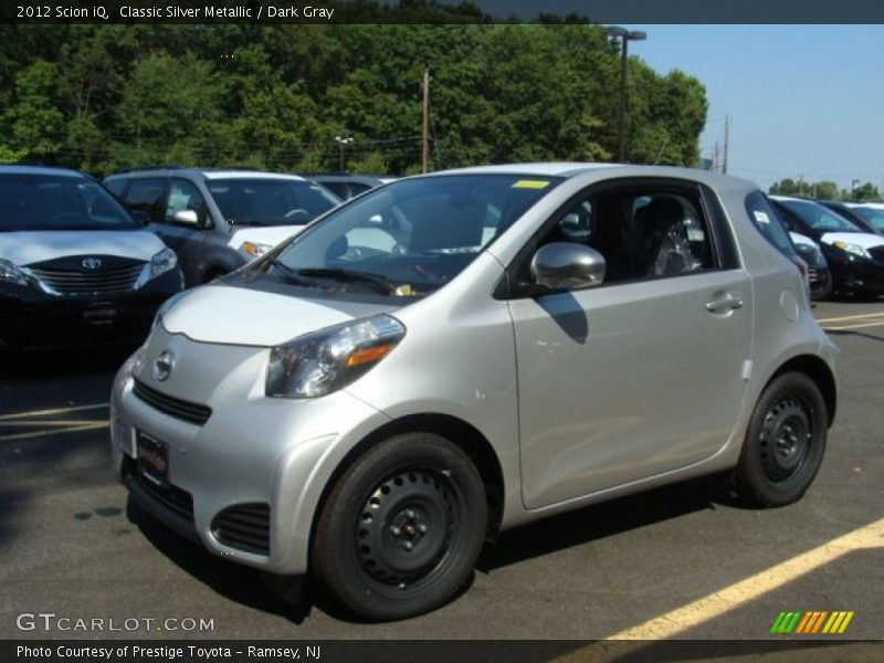 Classic Silver Metallic / Dark Gray 2012 Scion iQ