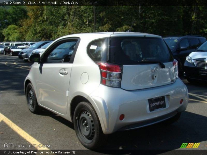 Classic Silver Metallic / Dark Gray 2012 Scion iQ
