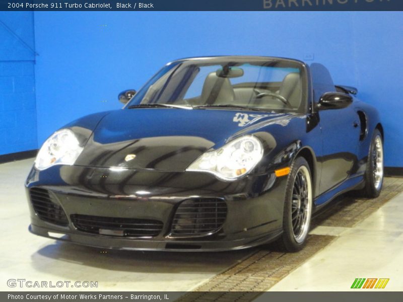 Black / Black 2004 Porsche 911 Turbo Cabriolet