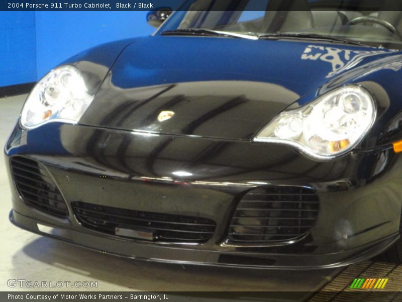 Black / Black 2004 Porsche 911 Turbo Cabriolet