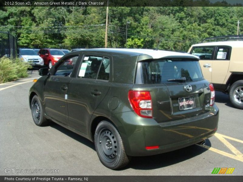 Amazon Green Metallic / Dark Charcoal 2012 Scion xD