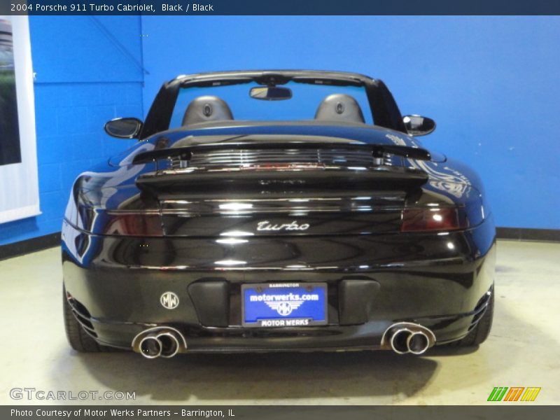 Black / Black 2004 Porsche 911 Turbo Cabriolet