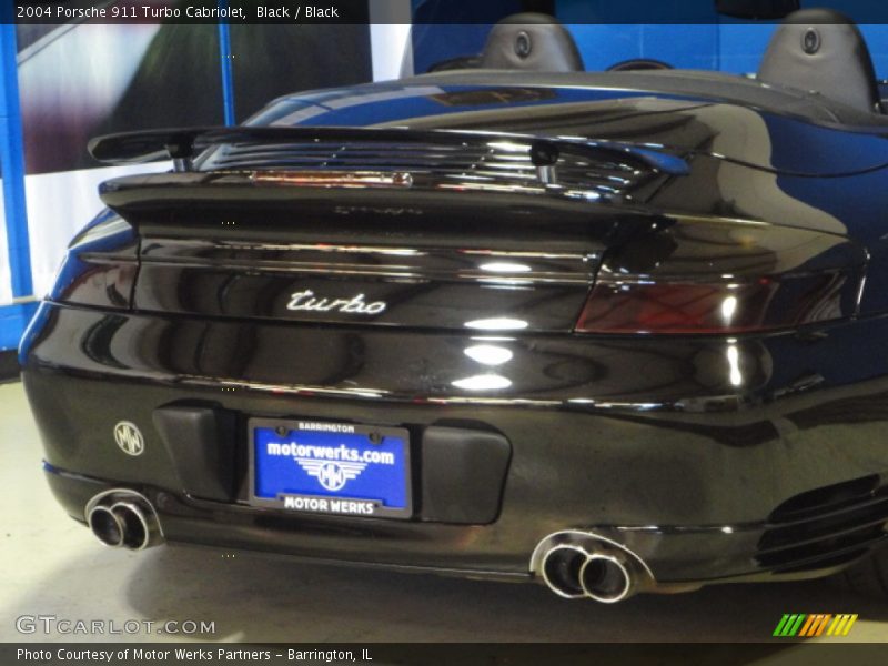 Black / Black 2004 Porsche 911 Turbo Cabriolet