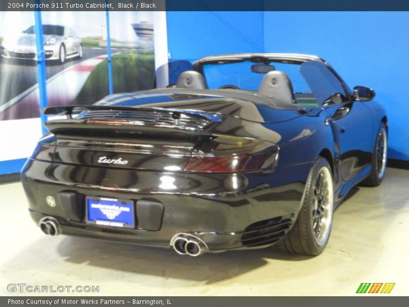 Black / Black 2004 Porsche 911 Turbo Cabriolet
