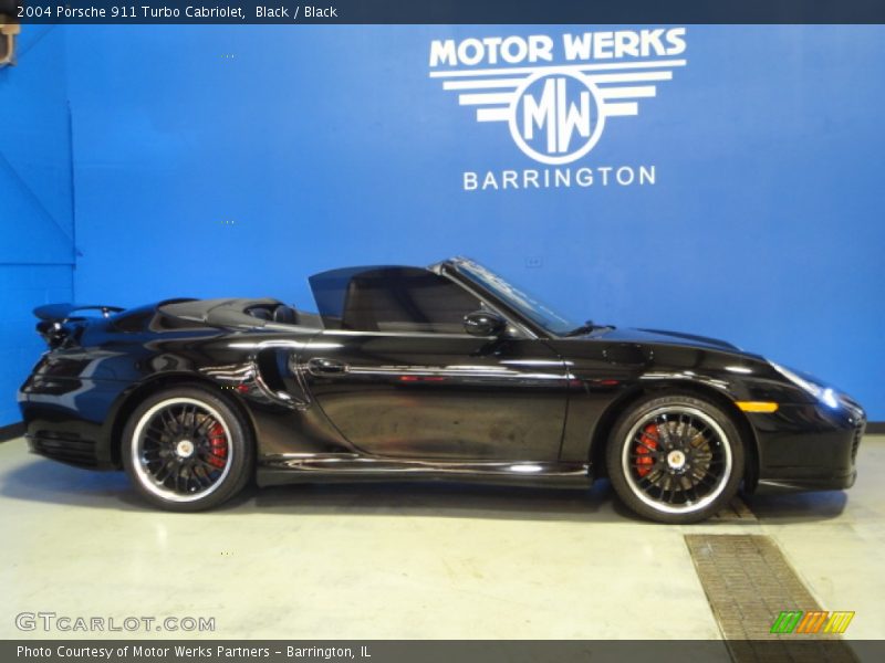 Black / Black 2004 Porsche 911 Turbo Cabriolet