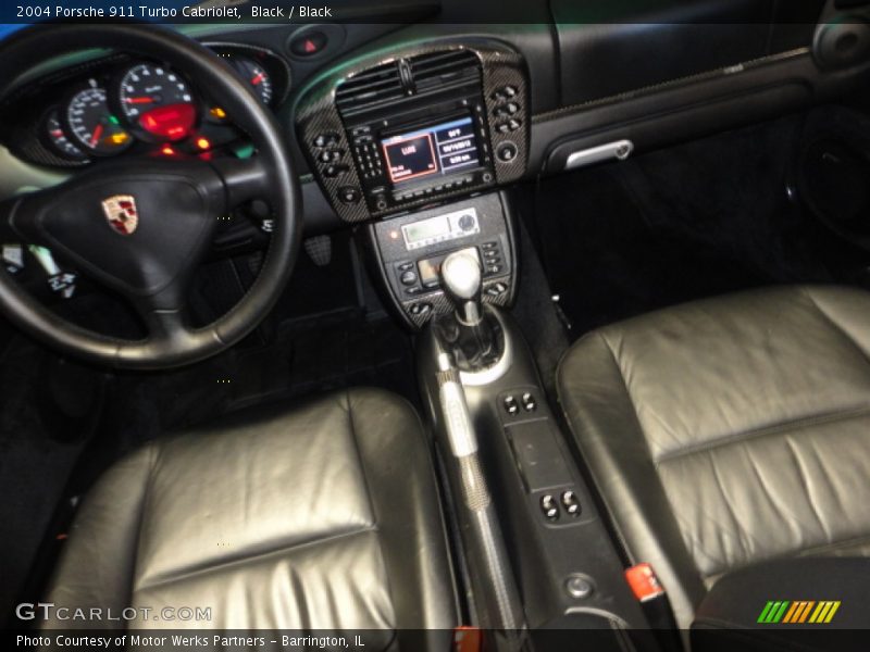 Black / Black 2004 Porsche 911 Turbo Cabriolet