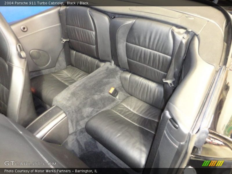 Rear Seat of 2004 911 Turbo Cabriolet
