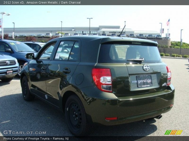 Amazon Green Metallic / Dark Charcoal 2012 Scion xD