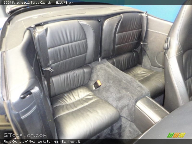 Rear Seat of 2004 911 Turbo Cabriolet