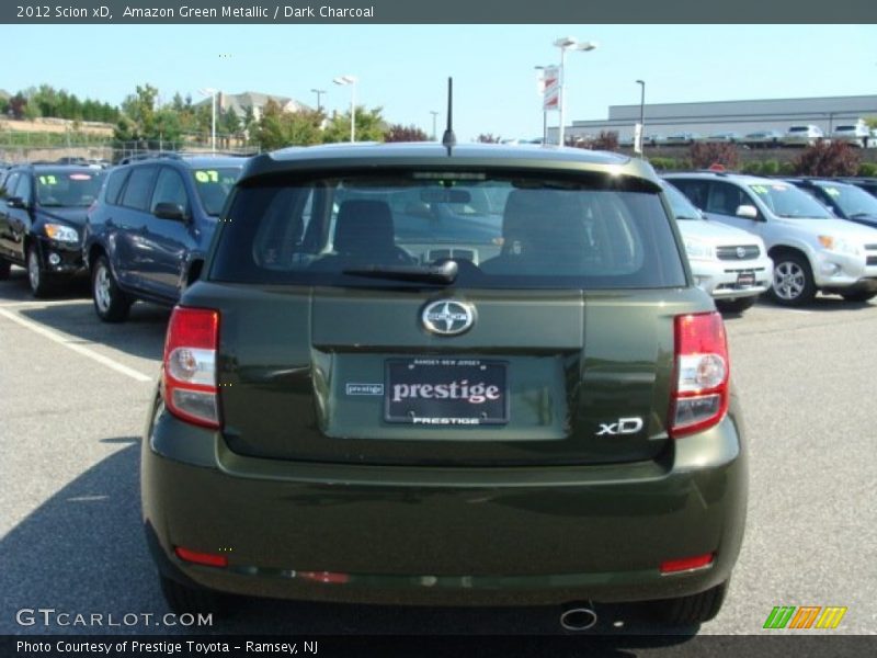 Amazon Green Metallic / Dark Charcoal 2012 Scion xD