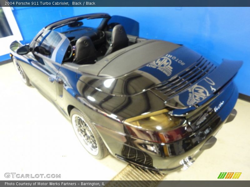 Black / Black 2004 Porsche 911 Turbo Cabriolet