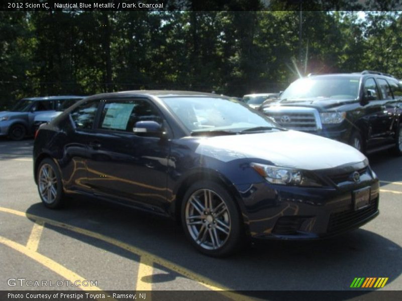 Nautical Blue Metallic / Dark Charcoal 2012 Scion tC