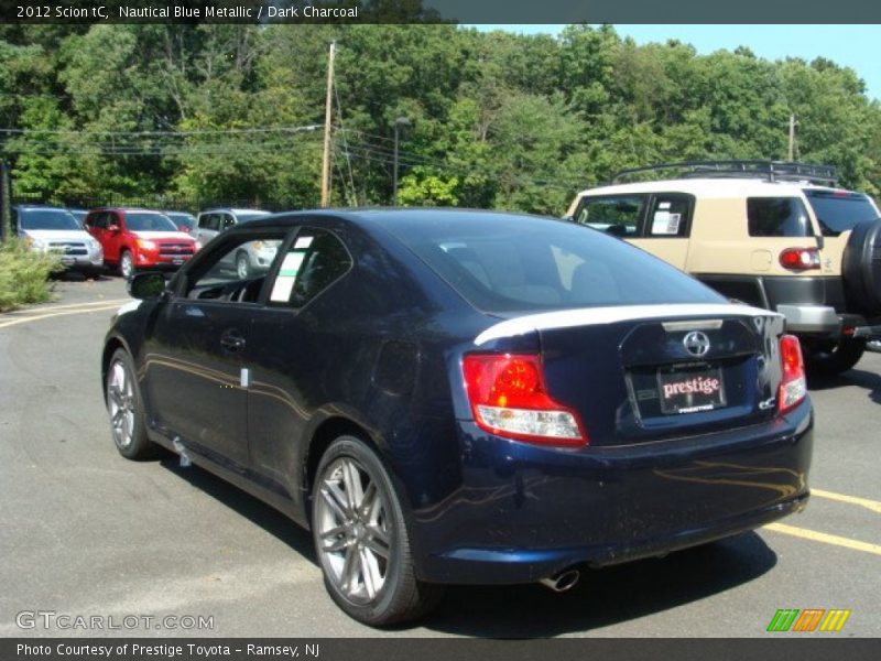 Nautical Blue Metallic / Dark Charcoal 2012 Scion tC