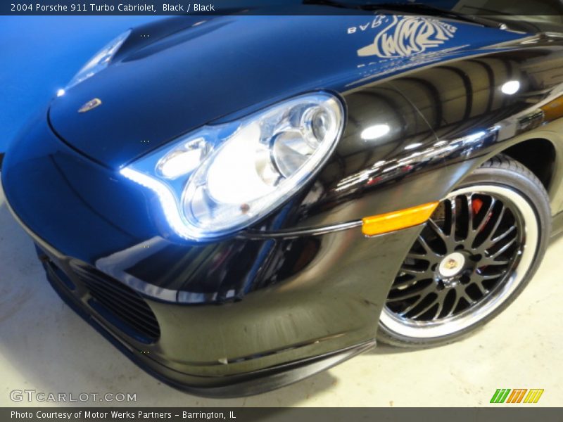 Black / Black 2004 Porsche 911 Turbo Cabriolet