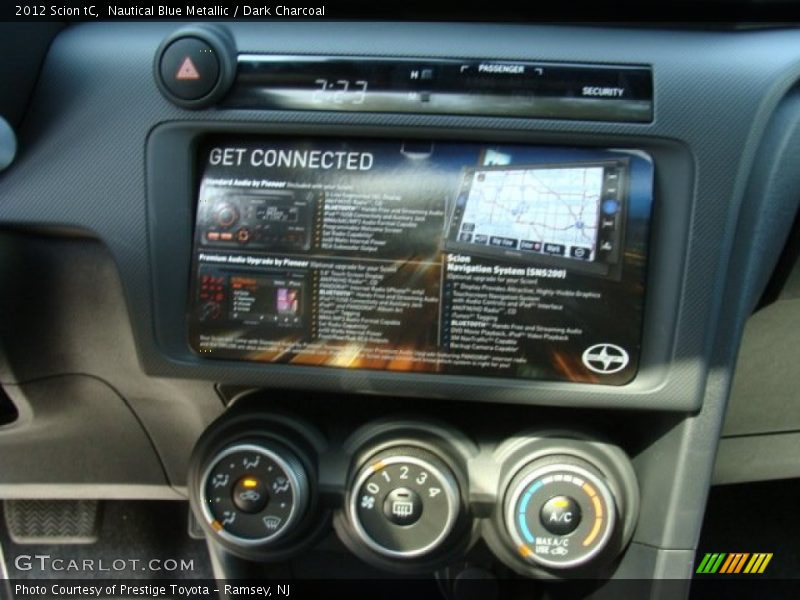 Nautical Blue Metallic / Dark Charcoal 2012 Scion tC