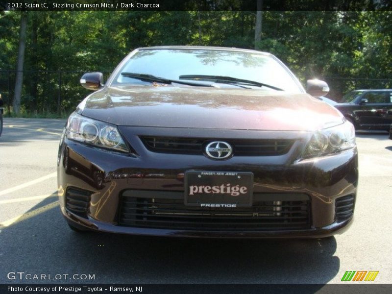 Sizzling Crimson Mica / Dark Charcoal 2012 Scion tC