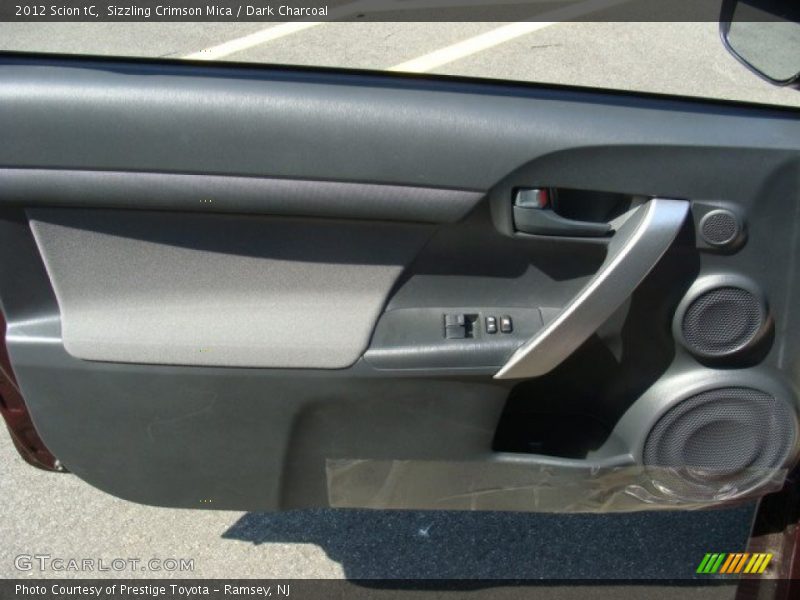 Sizzling Crimson Mica / Dark Charcoal 2012 Scion tC