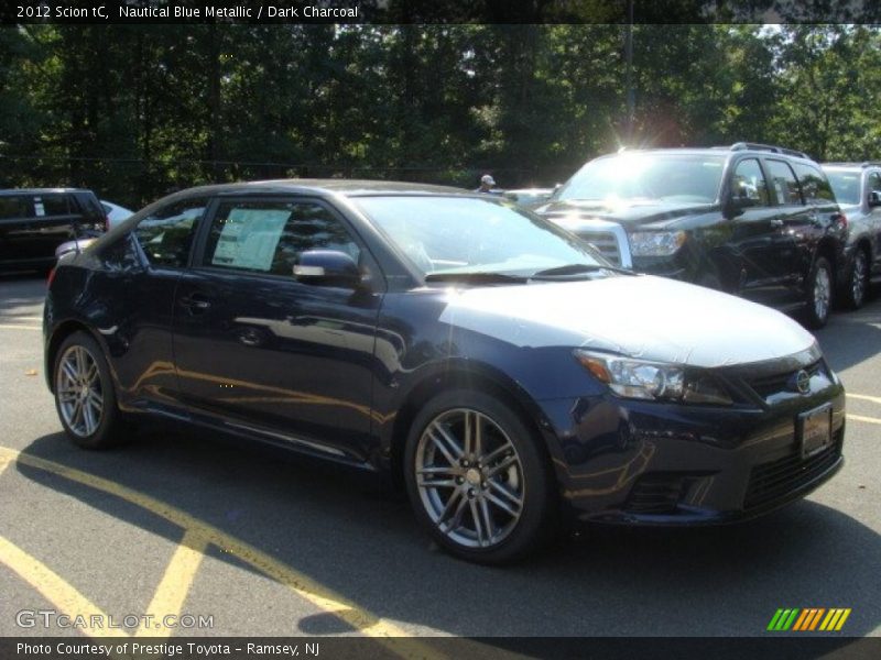 Nautical Blue Metallic / Dark Charcoal 2012 Scion tC
