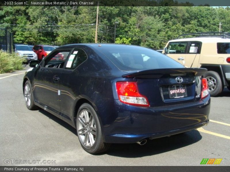 Nautical Blue Metallic / Dark Charcoal 2012 Scion tC
