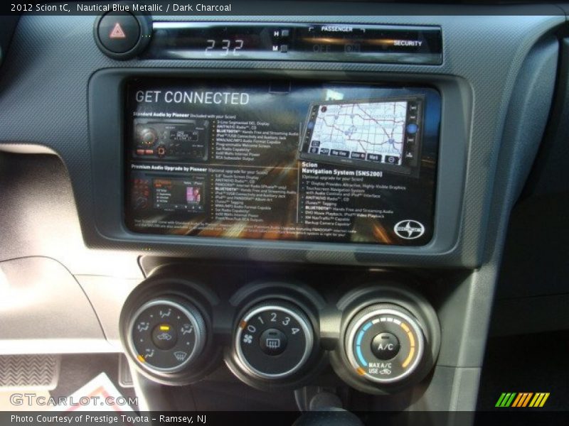 Nautical Blue Metallic / Dark Charcoal 2012 Scion tC