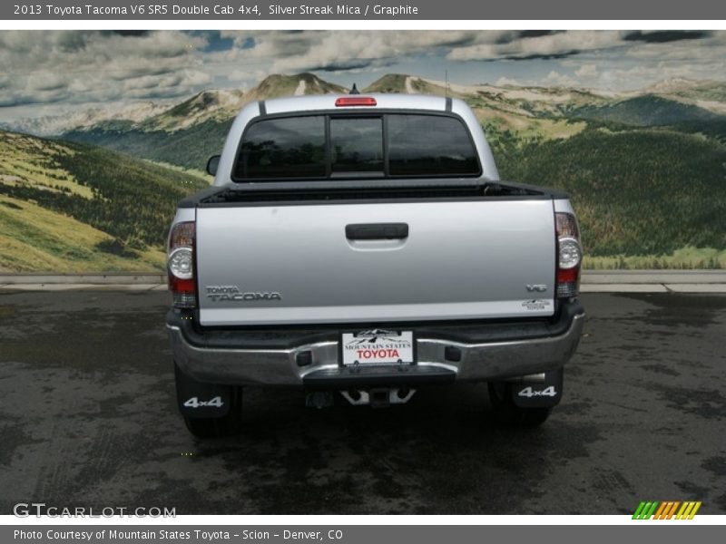 Silver Streak Mica / Graphite 2013 Toyota Tacoma V6 SR5 Double Cab 4x4