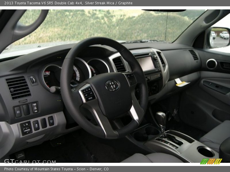 Silver Streak Mica / Graphite 2013 Toyota Tacoma V6 SR5 Double Cab 4x4