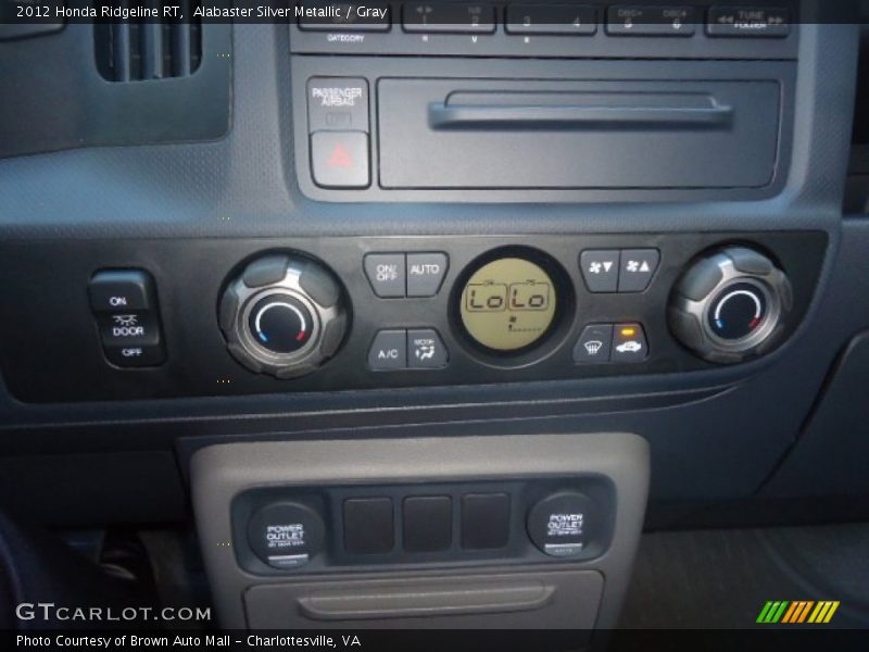 Alabaster Silver Metallic / Gray 2012 Honda Ridgeline RT