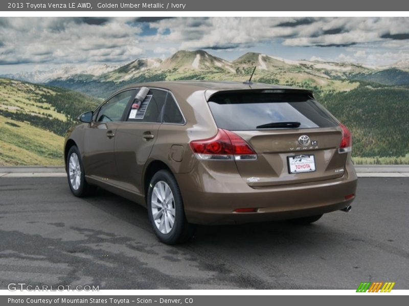Golden Umber Metallic / Ivory 2013 Toyota Venza LE AWD