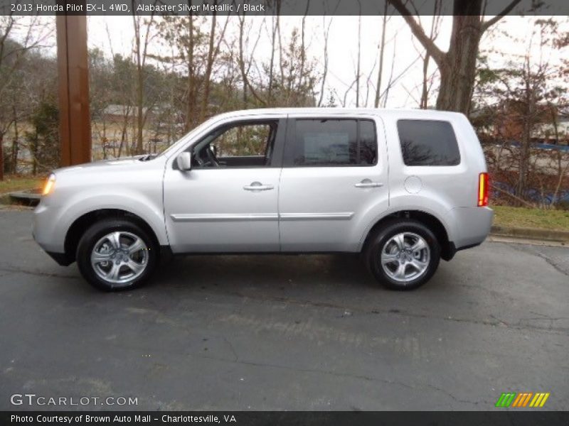  2013 Pilot EX-L 4WD Alabaster Silver Metallic
