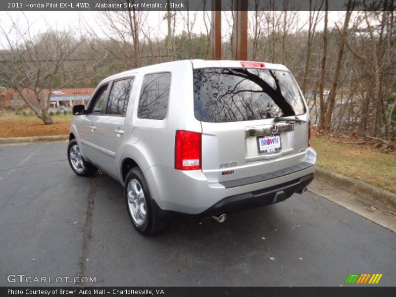 Alabaster Silver Metallic / Black 2013 Honda Pilot EX-L 4WD