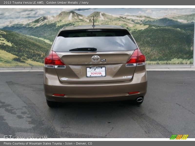 Golden Umber Metallic / Ivory 2013 Toyota Venza LE AWD