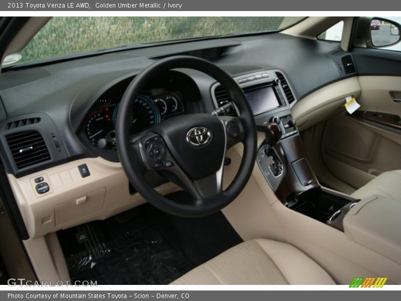  2013 Venza LE AWD Ivory Interior
