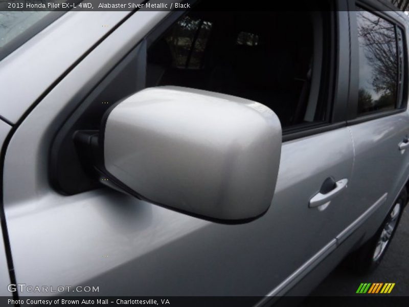 Alabaster Silver Metallic / Black 2013 Honda Pilot EX-L 4WD