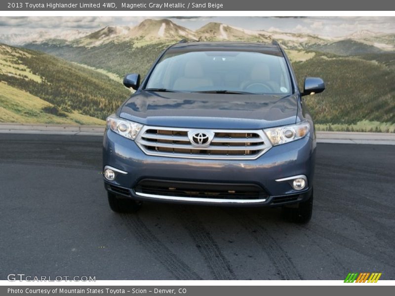 Magnetic Gray Metallic / Sand Beige 2013 Toyota Highlander Limited 4WD