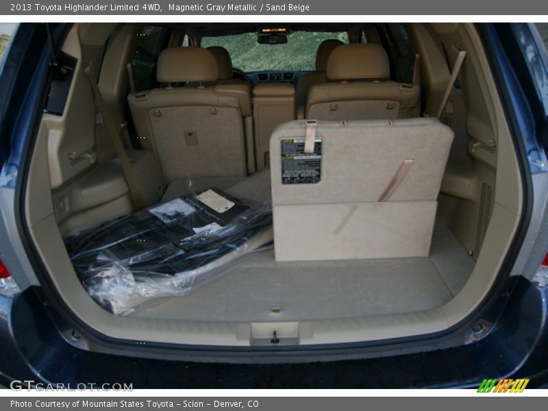 Magnetic Gray Metallic / Sand Beige 2013 Toyota Highlander Limited 4WD