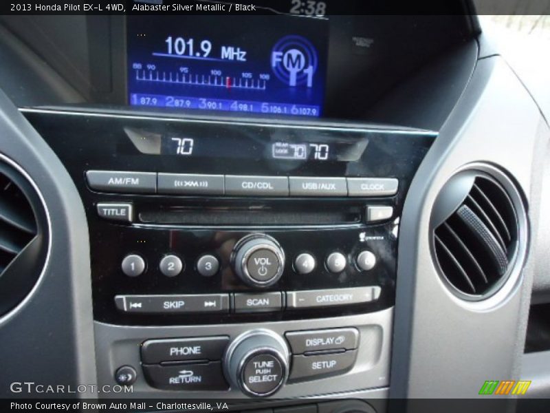 Controls of 2013 Pilot EX-L 4WD