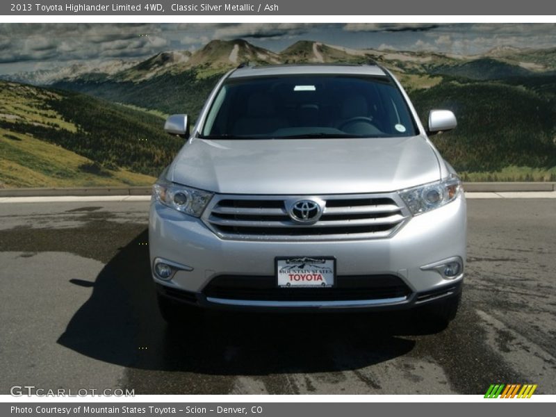 Classic Silver Metallic / Ash 2013 Toyota Highlander Limited 4WD