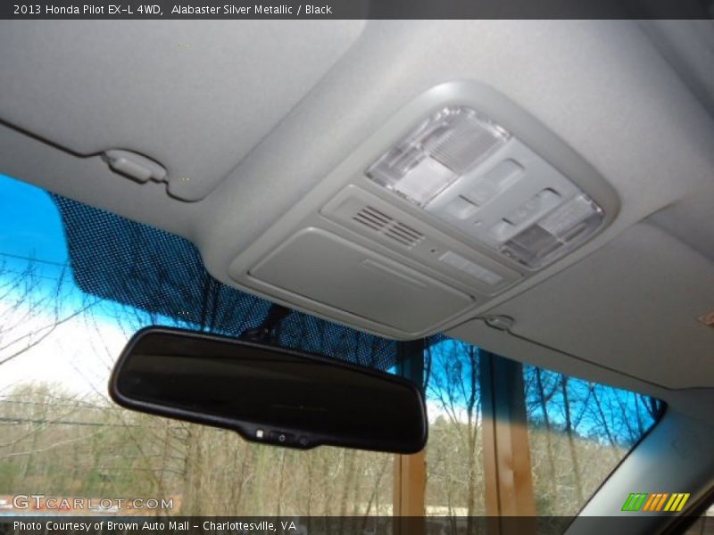 Alabaster Silver Metallic / Black 2013 Honda Pilot EX-L 4WD