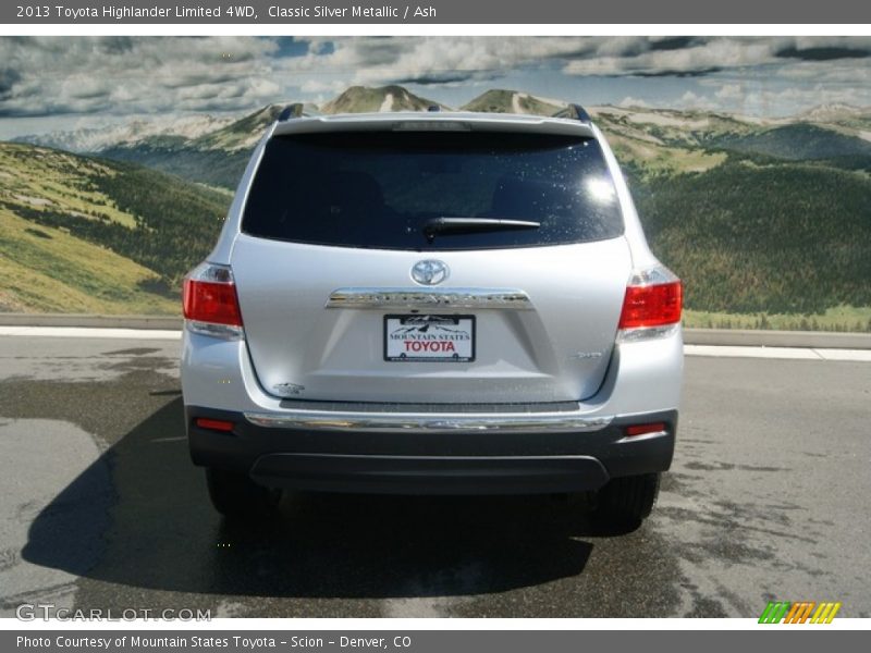 Classic Silver Metallic / Ash 2013 Toyota Highlander Limited 4WD