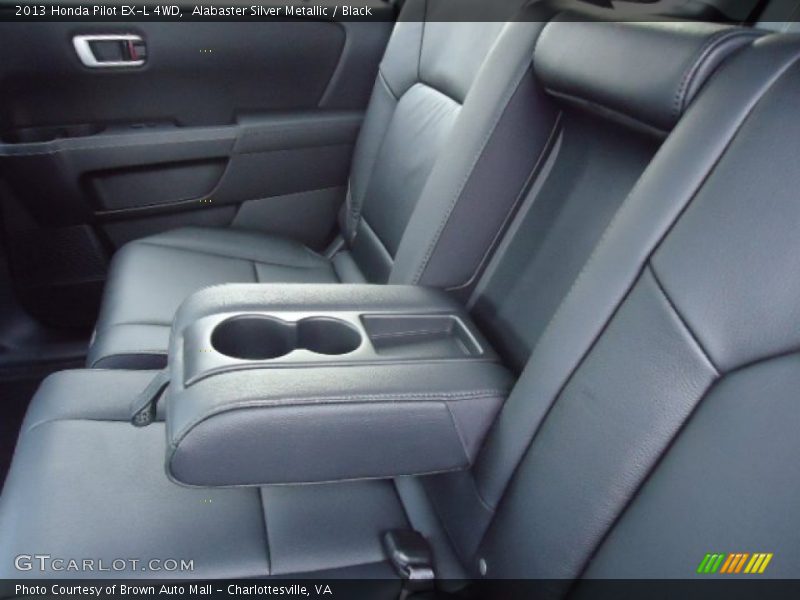 Alabaster Silver Metallic / Black 2013 Honda Pilot EX-L 4WD