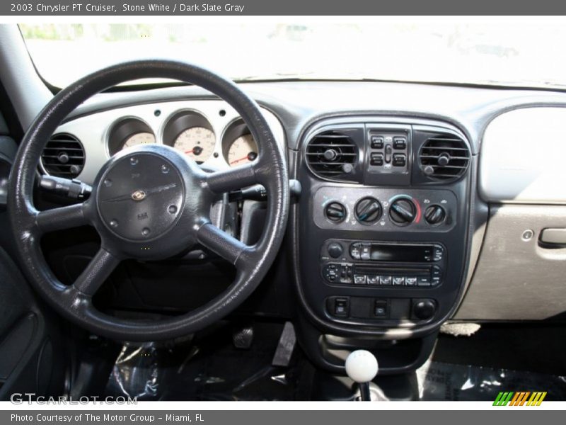 Stone White / Dark Slate Gray 2003 Chrysler PT Cruiser